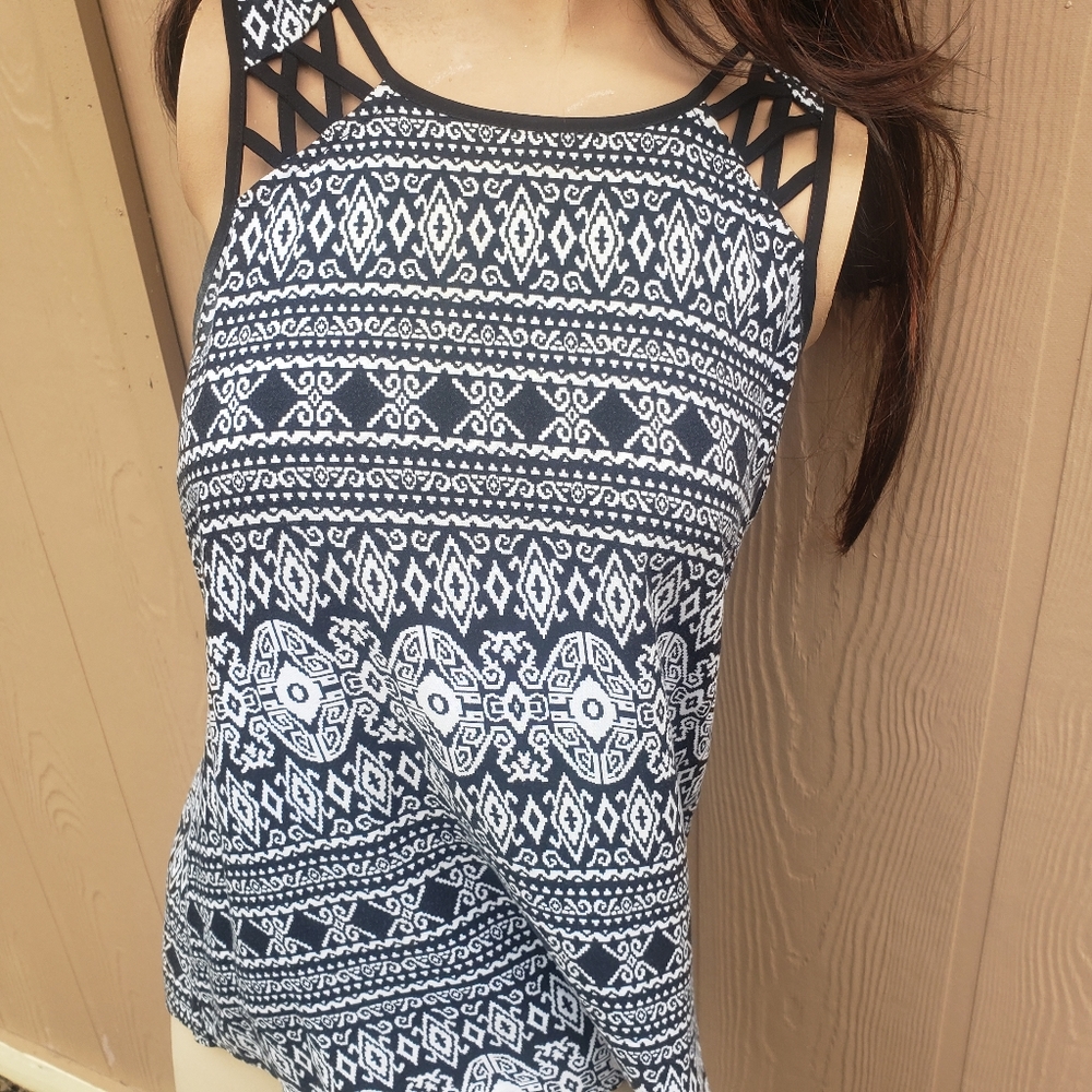 Tribal print tank top